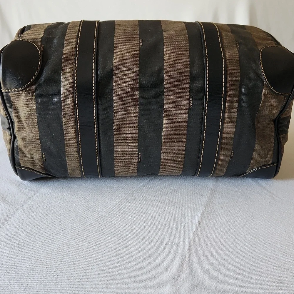 FENDI Pequin Boston Bag w/COA & dustbag - Picture 10 of 16